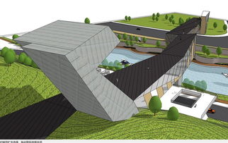 現(xiàn)代異形景觀人行橋SU模型解析 結(jié)構(gòu)魅力與建模要點(diǎn)